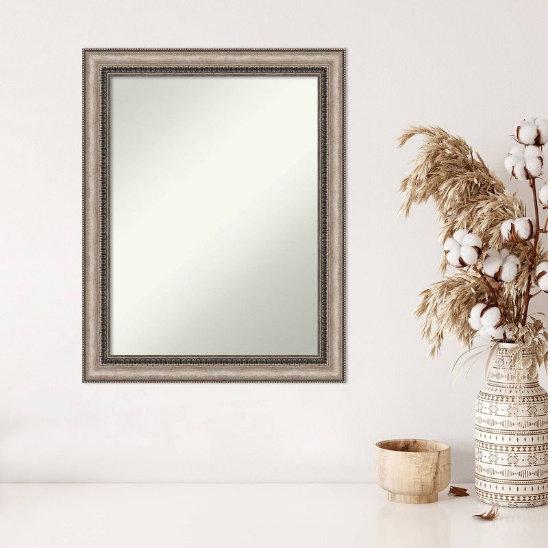 22&#34; x 28&#34; Non-Beveled Lyla Ornate Silver Wall Mirror - Amanti Art, 6 of 11
