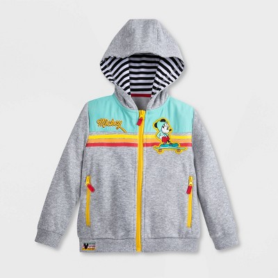 mickey mouse zip up hoodie