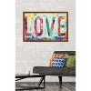 Trends International Ivan Guaderrama - Love 1 Framed Wall Poster Prints - 2 of 4