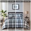 Sapphtopaz Bedding Comforter Set Quilt Set Scotchgard Down Alternative with Plaid Pattern - 4 of 4