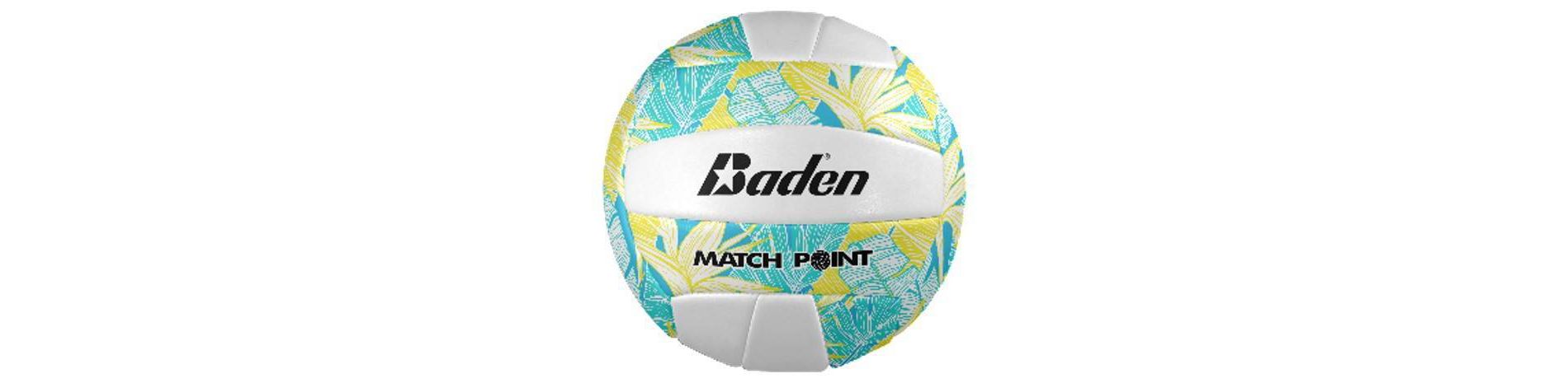 Baden Matchpoint Floral Volleyball - Turquoise/Yellow: Outdoor Sports Equipment, Kids Aged 4+