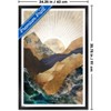 Trends International Reinders: Abstract - Autumn Mountains Framed Wall Poster Prints Black Framed Version 22.375" x 34" - 3 of 4