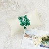 PiccoCasa Home Sofa Leaves Pattern Cotton Linen Pillow Case - 3 of 4