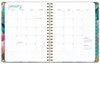 Global Printed Products Hardcover CY 2025 Fashion Planner - 8.5"x11" (Teal Floral) - 3 of 4