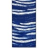 Homefires Amagansette Blues Runner Rug 20" x 54" – Indoor/Outdoor Coastal Hallway Runner with Nautical Blue Stripes, Durable Polypropylene Flatweave - 2 of 3