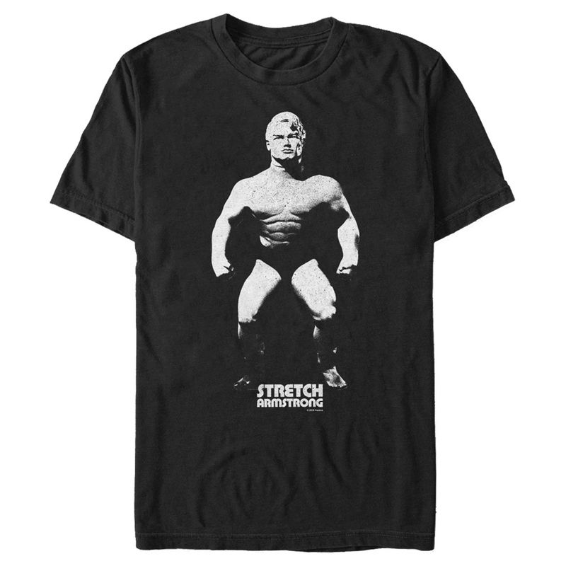 Men's Stretch Armstrong Grayscale Figure T-Shirt, 1 of 6