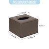 Unique Bargains Magnetic Bottom Tissue Box Cover 1Pc - 2 of 4