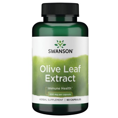 Swanson Olive Leaf Extract 500 mg 60 Capsules.