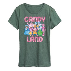 Women's - Candy Land - Character Group Short Sleeve Graphic T-Shirt - 1 of 4