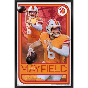 Trends International NFL Tampa Bay Buccaneers - Baker Mayfield 24 Framed Wall Poster Prints - 1 of 4