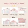 JOYMOR Kids Vanity 2-in-1, Tri-Folding Mirror, Large Drawer, Solid Wooden Legs, Age 4-9, Pink - 2 of 4