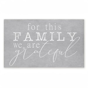 Stupell Industries For This Family Gratitude Printed Outdoor Door Mat, design by Jaxn Blvd., 18"x30" - 1 of 4