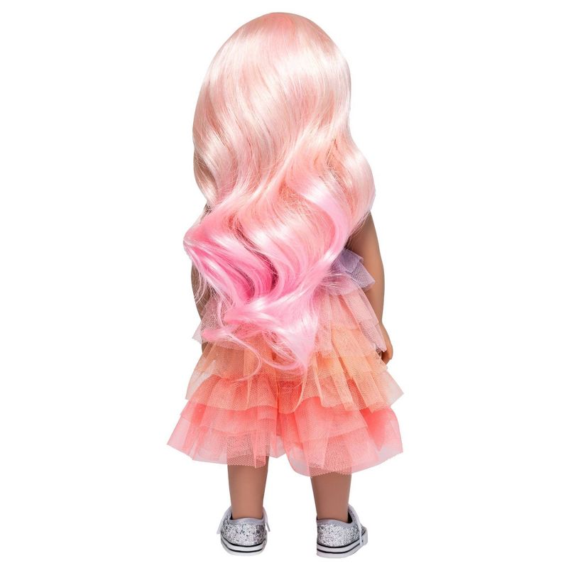 I&#39;M A GIRLY Mia 18&#34; Fashion Doll with Cotton Candy Pink Interchangeable Wig to Style, 3 of 9