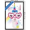Trends International Sheena Pike - Llamacorn Framed Wall Poster Prints - 3 of 4