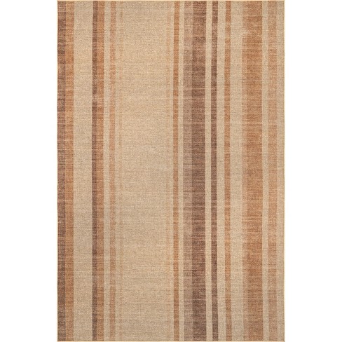 Nuloom Elza Striped Easy-Jute Machine Washable Indoor Area Rug - image 1 of 4