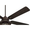 Casa Vieja 60" Ridgeline Barn Indoor Outdoor Ceiling Fan 5 Blade LED Light Remote Control Bronze Finish Brown Blades Bedroom Patio Living Room - 4 of 4