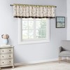 Elegant Floral Embroidered Window Panel, All Season Textured Light Filtering Curtain fits Various Room Decor - 2 of 4