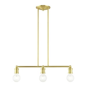 Livex Lighting Lansdale 3 - Light Chandelier in  Satin Brass - 1 of 4