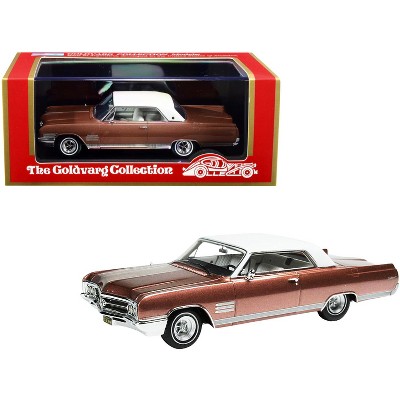 1964 Buick Wildcat Dark Coral Mist Metallic with White Top Limited Edition to 220 pieces 1/43 Model Car by Goldvarg Collection