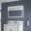 48 x 32 Inch LED Bathroom Mirror with Front and Backlight, Wall Mounted Vanity Mirror with Aluminum Frame, Anti-Fog,Memory,3 Colors, Stepless Dimmable - 2 of 4