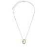 SHINE by Sterling Forever Pave CZ Carabiner Lock Necklace - 2 of 3