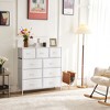 AZL1 Life Concept Utility Storage Drawers Stylish and Functional Storage, 9 Drawer Dresser for Nursery, Closet, Entryway, White, 39.3"*11.8"*39.9" - 2 of 4