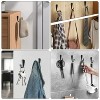 LunaLulinlk Heavy Duty Robe Hook Retro Wall Hanger Rustproof Hardware for Hanging Coat Towel Clothes, 10pcs Black - 3 of 4
