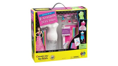 Fashion Design Studio - Sewing Kit for Kids - Girls Arts & Crafts
