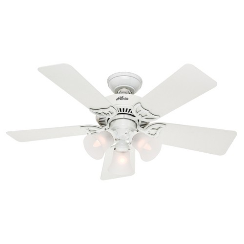 Southern Breeze Lighted Ceiling Fan White - Hunter Fan