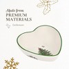 Spode Christmas Tree Heart Shaped Dip Bowl - 4.75-Inch Fine Earthenware Bowl for Dips, Sauces, and Condiments - Classic Design, Dishwasher Safe - 4 of 4
