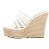 Journee Collection Womens Cynthie Slip On Espadrille Wedge Sandals - 2 of 4