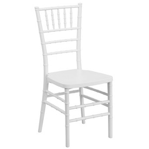 Riverstone Furniture Collection Resin Chiavari Chair White