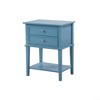 VYNXARIA Chic Contemporary Nightstand£¬Perfect for Small Spaces£¬Teal - 4 of 4