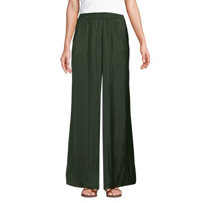Lands' End Women's Wide Leg Fluid Palazzo Pants