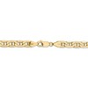 Black Bow Jewelry 5.5mm, 14K Yellow Gold, Hollow Anchor Link Chain Necklace - 4 of 4