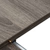 Gulches 106.3" Large Extendable Dining Table, Woodgrain Melamine Top, 110.23lbs Capacity, Versatile for Kitchen/Living/Office/Small - 3 of 4