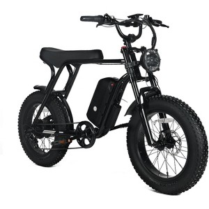 Electric Mountain Bike for Adults, 20" x 4.0 Fat Tire, 1000W Motor with 48V 20Ah Removable Battery - 1 of 4