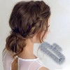 Unique Bargains Women's Classic Plush Hair Clip 5.51"x2.76"x2.36" 1 Pc - 2 of 3