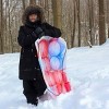 Emsco ESP 37" Dayglow Sno Sprint Racer Sled - Bright Neon Colors Glow in Sunlit Snow - 2 of 4