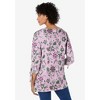 Woman Within Plus Size Perfect Three-Quarter Tie-Sleeve Tee - 3 of 4