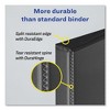 Avery Durable Non-View Binder with DuraHinge and EZD Rings, 3 Rings, 2" Capacity, 11 x 8.5, Black, (8502) - 3 of 4