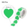 Unique Bargains Self-Adhesive Heart Decoration Sticker for Envelope Wedding 500 Pcs - 2 of 4