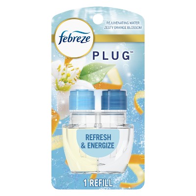 Febreze Plug Air Freshener Refill - Refresh & Energize - 0.87 fl oz