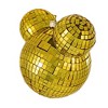 Cody Foster 3.0 Inch Disco Mouse Ears Christmas Tree Ornament , Christmas Decor Retro Looking Reflective (1PC) - 4 of 4