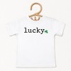 The Juniper Shop Lucky Typewriter Clover Toddler Short Sleeve Tee - 2 of 4