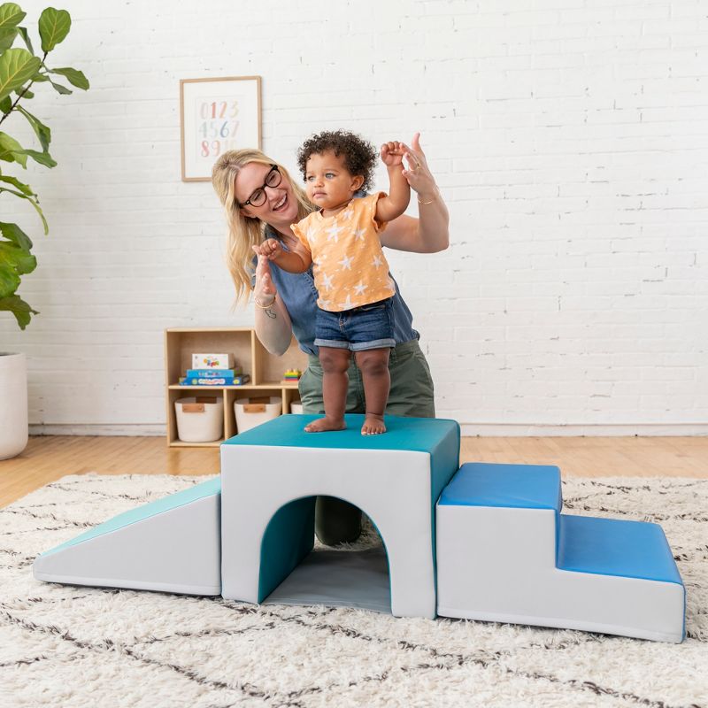 ECR4Kids Softzone Tunnel Foam Climber-Indoor Active Play Structure for Toddlers and Kids, 5 of 11