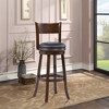 Boraam Palmetto Extra Tall Swivel Stool Cappuccino Finish - 2 of 4