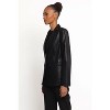 Jamie Faux Leather Blazer - 2 of 4