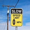 Unique Bargains Aluminum Weather Resistant Waterproof Rust Free Traffic Signs 2 Pcs - 4 of 4