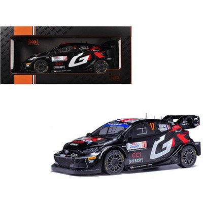 Toyota GR Yaris Rally1 Hybrid #17 Winner "Rally Croatia" (2024) 1/18 Diecast Model Car by IXO Models
